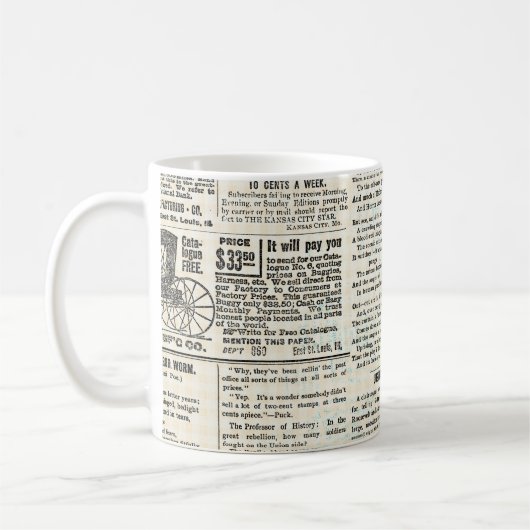 Mug publicité vintage (Gauche)