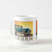 Mug Publicité vintage Auburn Motors Sunburst (Devant gauche)
