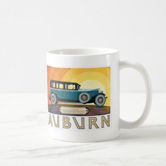 Mug Publicité vintage Auburn Motors Sunburst (Droite)