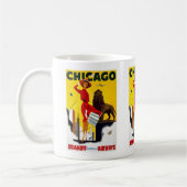Mug Publicité vintage de Chicago (Gauche)