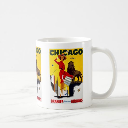 Mug Publicité vintage de Chicago (Droite)