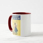 Mug Publicité vintage de Menier au chocolat (Devant gauche)
