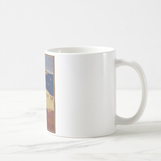 Mug Publicité vintage de voyage (Droite)