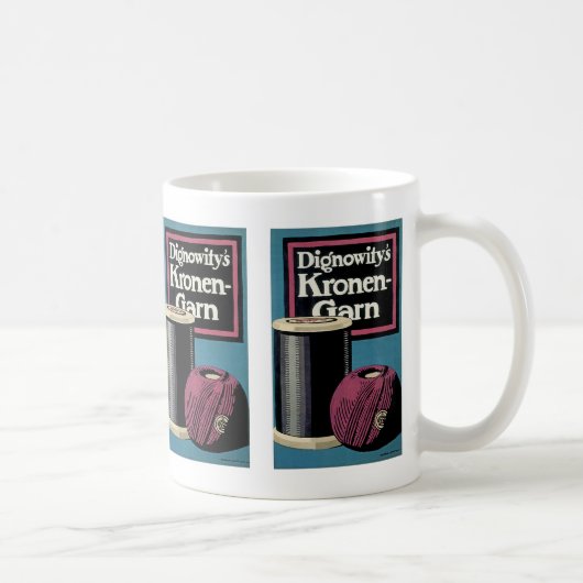 Mug Publicité vintage pour fils Kronengard (Droite)