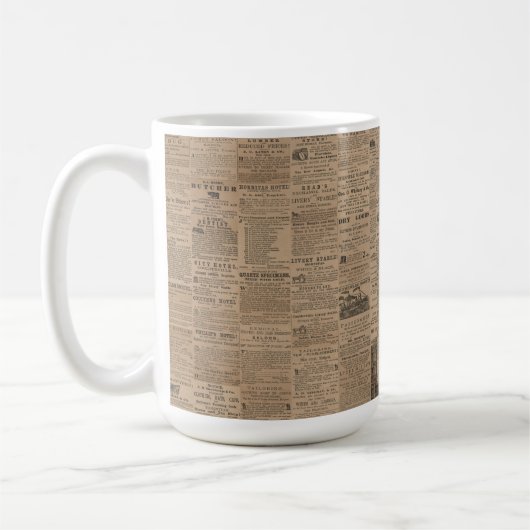 Mug Publicités d'antan, NY 1856 (Gauche)