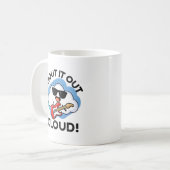 Mug Publier Le Nuage Drôle Musique Pun (Devant gauche)