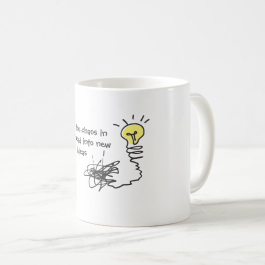 Mug Publique à main Nouvelle idée (Devant droit)