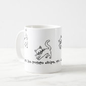 Mug Puces de chat (Devant gauche)
