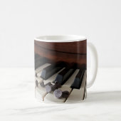 Mug Puces de piano et de chocolat (11oz) (Devant droit)