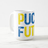 Mug Puck Foutine soutient l'Ukraine (Devant gauche)