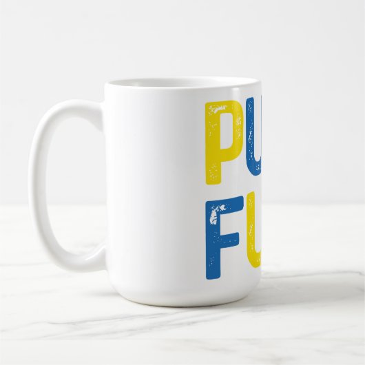 Mug Puck Foutine soutient l'Ukraine (Gauche)