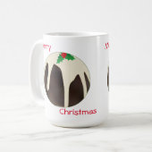 Mug Pudding de Noël aux pelouses, (Devant gauche)