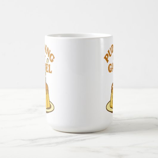 Mug Pudding Mit Gabel Funny Design (Centre)