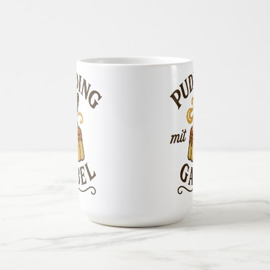 Mug Pudding Mit Gabel Funny Design (Centre)