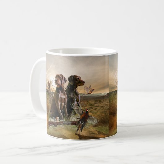 Mug Pudelpointers, Chasse faisan (Devant gauche)
