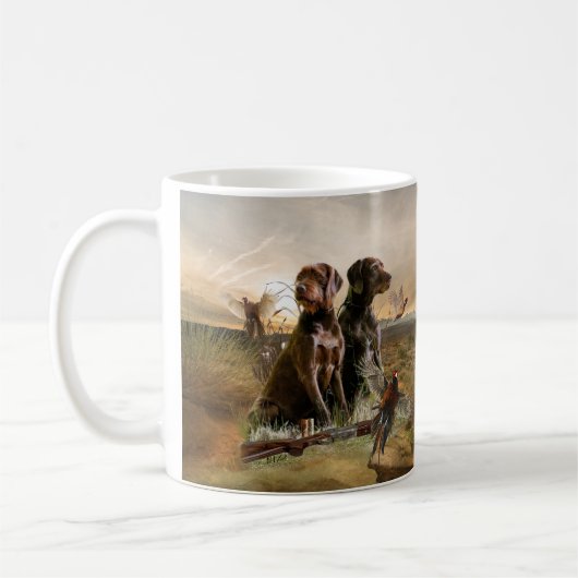 Mug Pudelpointers, Chasse faisan (Gauche)