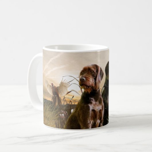 Mug Pudelpointers, Chasse faisan (Devant gauche)
