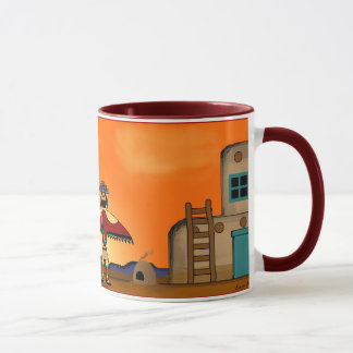 Mug Pueblo de coucher du soleil