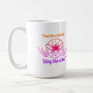 MUG PUER COMME UNE ABEILLE CITATION