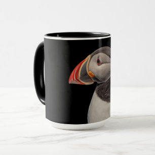Mug Puffin de l'Atlantique au Machias, Maine