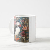 Mug Puffin Et Fleurs Éthridées De Mer William Morris (Devant gauche)
