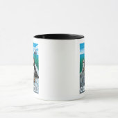 Mug Puffins & Cruise Ship - Cordova, Alaska (Centre)