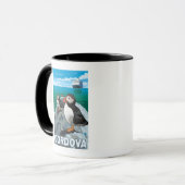 Mug Puffins & Cruise Ship - Cordova, Alaska (Devant gauche)