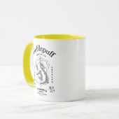 Mug PUFFSÉ™ Dévouement Patience Loyauté Blason (Devant gauche)