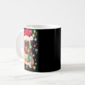 Mug Pug Christmas Tree Lights Santa Dog Xmas Boys Pugm (Devant gauche)