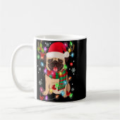 Mug Pug Christmas Tree Lights Santa Dog Xmas Boys Pugm (Gauche)