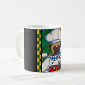 Mug Pug cuisinier des fruits de mer (Devant gauche)