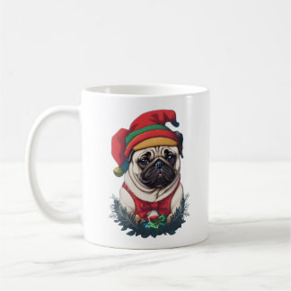 Mug Pug de Christmas