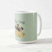 Mug Pug hug (Devant droit)
