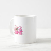 Mug Pug Inside Cup Coffees Lover Valentines Day Heart  (Devant gauche)