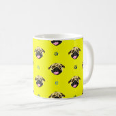 Mug Pug Jaune (Devant droit)