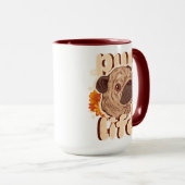 Mug Pug life for pug lovers  (Devant droit)