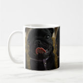 Mug pug noir qui lèche (Gauche)