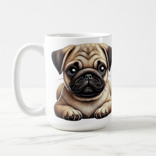 Mug Pug puppy (Gauche)