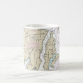 Mug Puget Sound Partie sud Graphique nautique 18448 (Centre)
