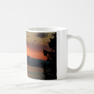 Mug Puget Sound/tasse de coucher du soleil montagne