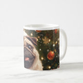 Mug Pugmas: Cute Christmas Pug (Devant droit)
