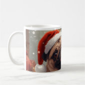 Mug Pugmas: Cute Christmas Pug (Gauche)