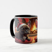 Mug Pugs de Noël (Devant gauche)