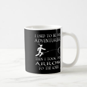 Mug Puis j'ai pris une flèche dans le genou Geeke du j