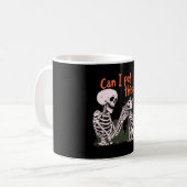 Mug Puis-Je Animer Ce Chat ? Conception pour Amoureux (Devant gauche)