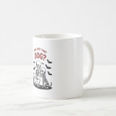 Mug Puis-Je Animer Ce Chien Halloween ? (Devant droit)