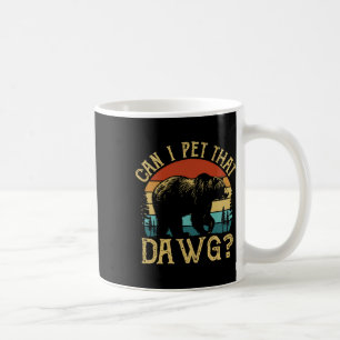 Mug Puis-je caresser ce chien Mème drôle de dague d'ou