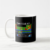 Mug Puis-je le lécher Tableau périodique des éléments  (Gauche)