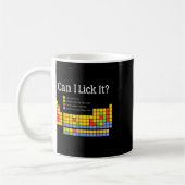 Mug Puis-je le Lick Tableau périodique Enseignants Gar (Gauche)