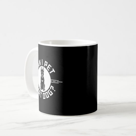 Mug Puis-Je Paître Ce Chien Drôle Chien Amoureux 1 (Devant gauche)